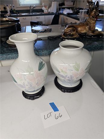 Pastel Iris Vases