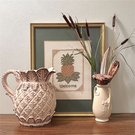 Neutral Tones Home Decor Lot