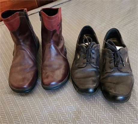 2 Pairs of Romika Shoe/Boot Size 8.5