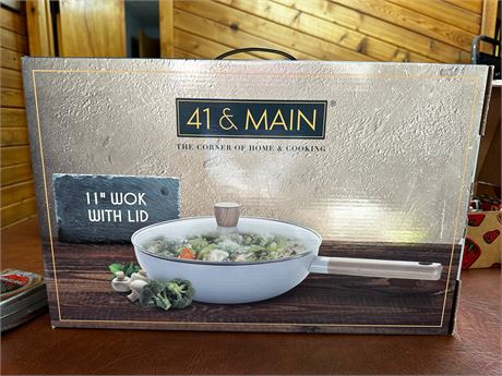 41 & Main 11" Wok New in Box