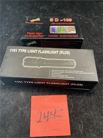 Flashlight Light Stun gun lot of 2