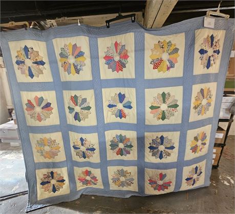 Hand Made Dresden Plate Quilt Block