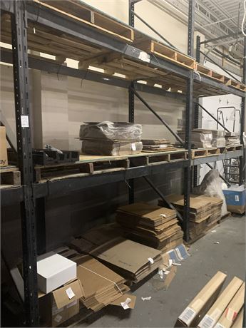 Metal Pallet Shelving - 3 Sections