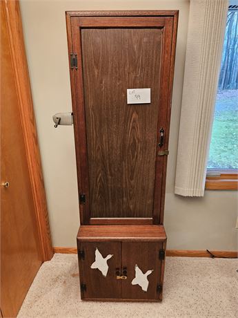 Wood Gun Cabinet