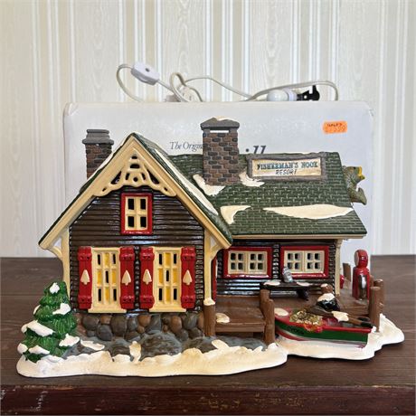 Dept 56 Snow Village "Fisherman's Nook Resort" 1994