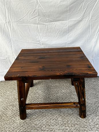 Log side table