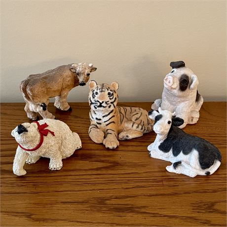 Collection of Smaller Stone Critters Figurines