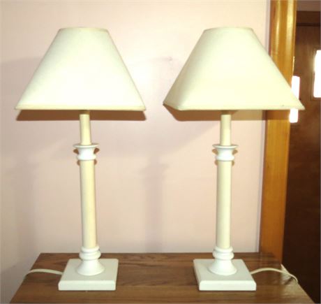 Small Pair of Table Lamps