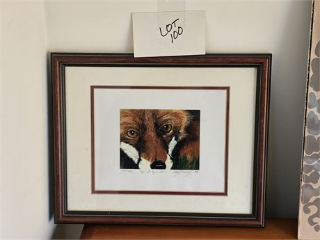 Signed 226/950 "Eye to Eye II" Burghoff Print