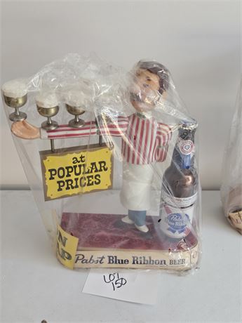 Pabst Blue Ribbon Beer At Popular Price Bar Sign