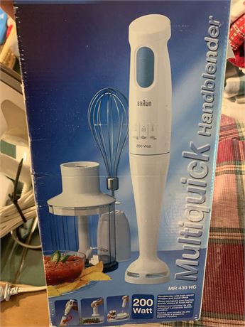 Braun Multiquick MR 430 HC Handblender In Original Box