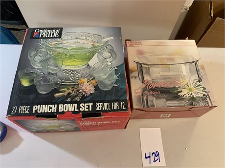 Punch Bowl Serving Set