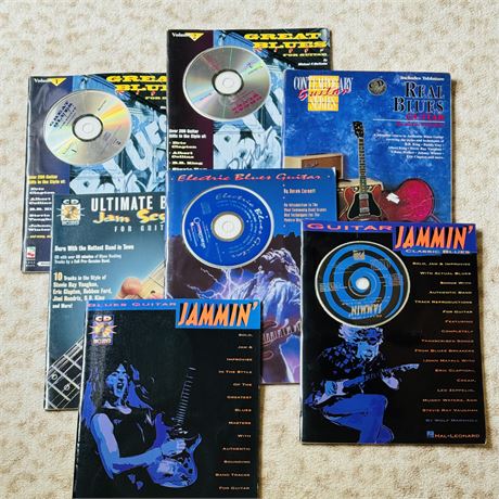 Blues Guitar Sheet Music Books - All with CDs