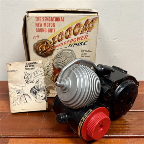 1960's Marx Toys Za-Zoom Motor Sound Unit for Bicycles