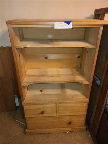 Wood Bookshelf & Storage Unit