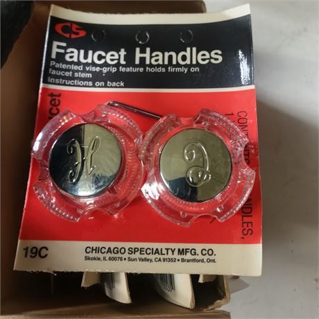 Chicago Specialty Mfg. Co. Fit-All Universal Faucet Handle Lot