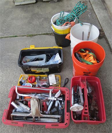 Mixed Tools, Straps, Etc