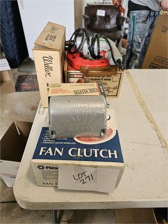 Mixed Tools- Fan Clutch, B&D Saw & Drill, Weller Soldering Kit & More