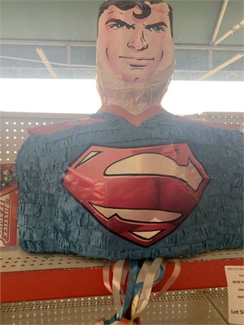 Justice League Superman 3D Pull String Piñata