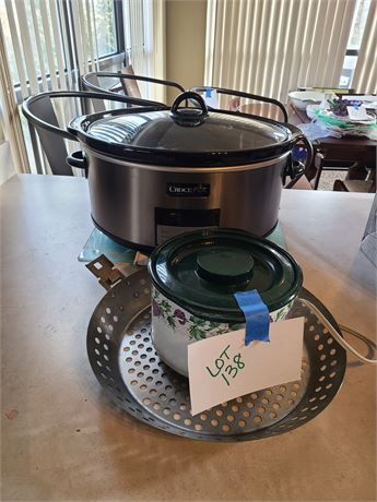 Crockpot / Crock-ette & Fry Pan