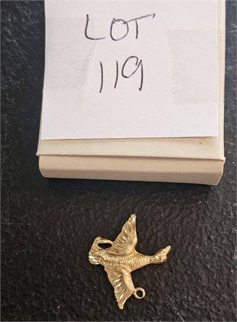 14K Gold Duck Charm/Pendant – 1.1 dwt