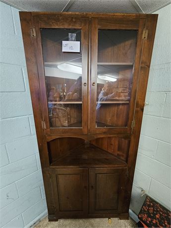 Wood Corner Cabinet