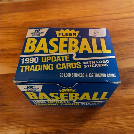 1990 Fleer Baseball Update Card Box Set