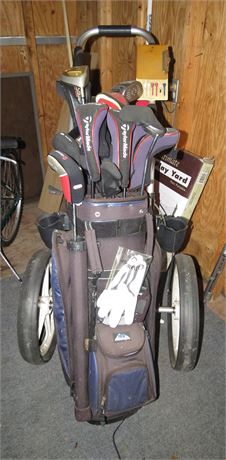 Golf Clubs, Bag, Cart