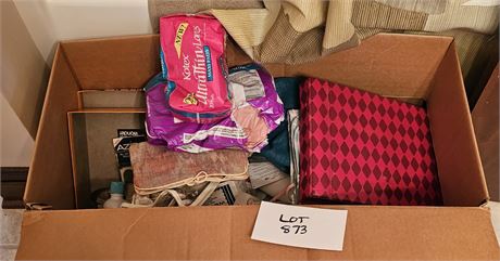 Large Mixed Box of Miscellaneous Hair Care, Makeup, Makeup Bags & More