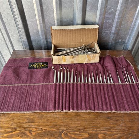 Antique/Vintage CLEV-DENT & More Dentists Tools