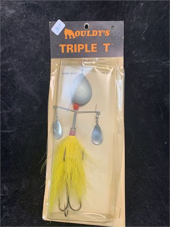 Mouldy's Triple T Yellow Fishing Lure