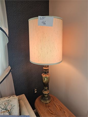 Vintage Brass Table Lamp