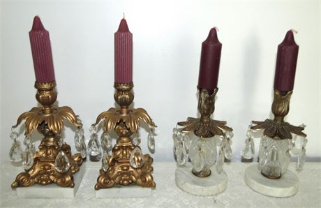 Marble Base Candleholders