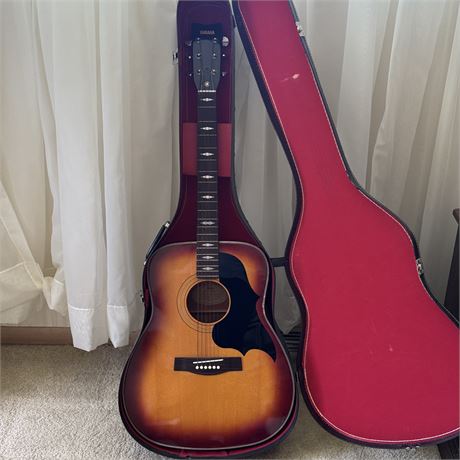 1970's Yamaha FG-336SB Acoustic Dreadnought Guitar-Sunburst