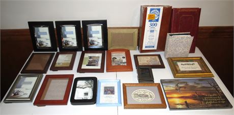 Picture Frames, Photo Albums, Plaques