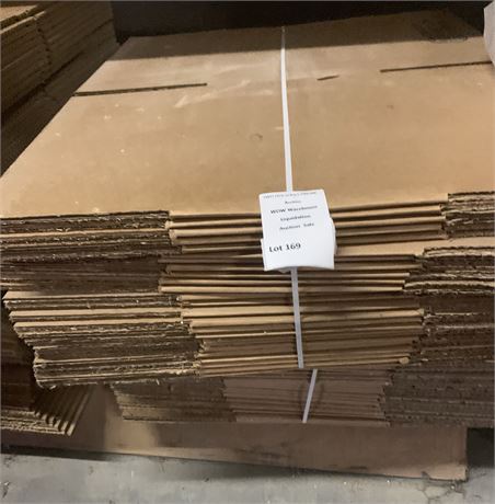 Lot of Cardboard Shipping Boxes - 2 Bundles + 13.5 x 12.5 x 8.25