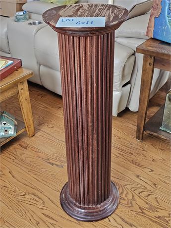 Solid Wood Pedestal Plant Stand