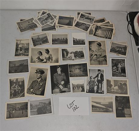 Vintage Black & White Photos & Postcards The Queen, King Edward, Circus, Farm &