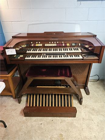 Solid State Thomas Organ & Bench