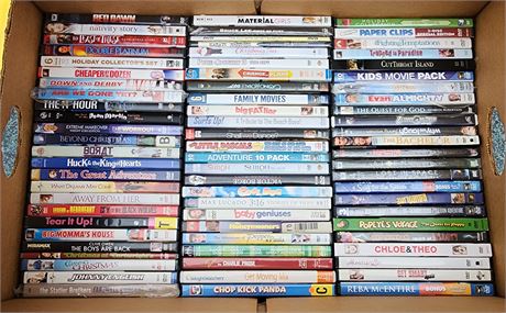 Box of Assorted DVD's