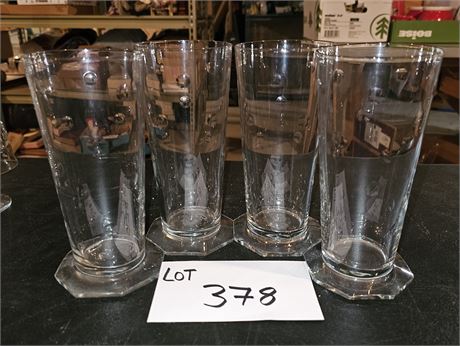 Vintage Bubble Tea Glasses