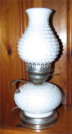 Milk Glass Lamp