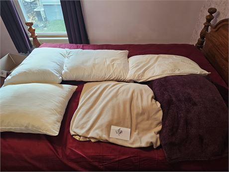 Queen Size Blanket / Bed Cover & Standard Size Pillows