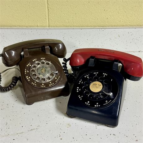 Vintage Rotary Dial Telephones