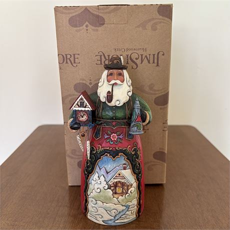 Jim Shore Heartwood Creek German Santa Figurine - 6.75"T - 4017646