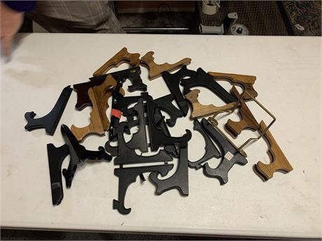 Plate Stand Lot - Misc Types & Colors