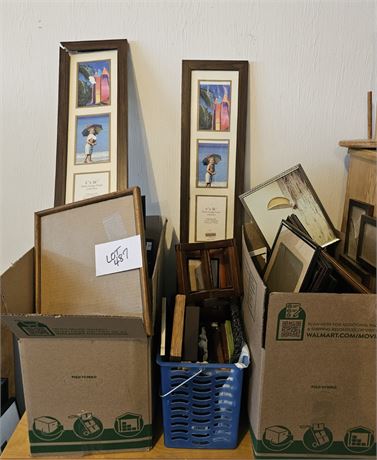 Large Lot Of Mixed Photo Frames