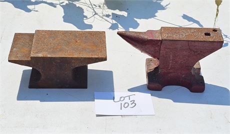 Two Vintage Anvils