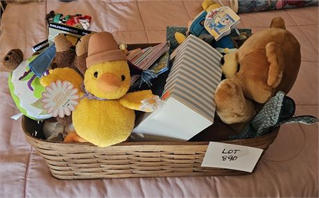 Large Lot of Mixed Unisex Toys - Plush, Books, Cars & More