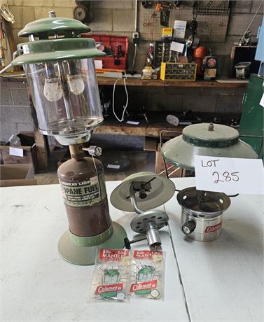 American Lamp- Propane Fuel Lamp, & Coleman Parts